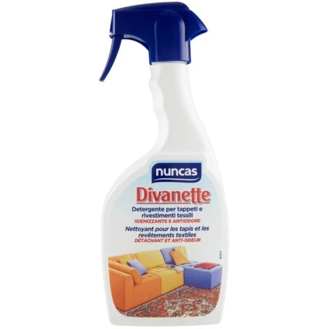 nuncas Divanette Detergente per Tappeti e Rivestimenti Tessili - 500ml
