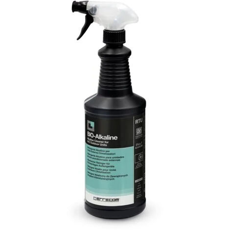 Errecom BIO-Alkaline, Detergente Alcalino per Climatizzatori specifico per Unità Esterna, 1 L