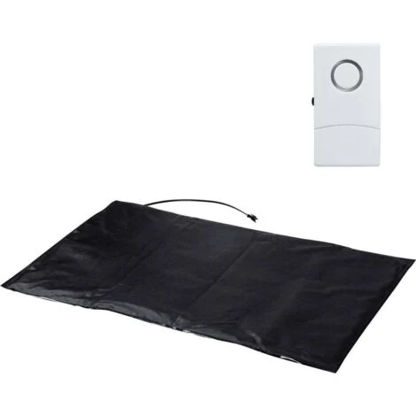 PENTATECH Zerbino con allarme a pressione Nero 95 dB 33620