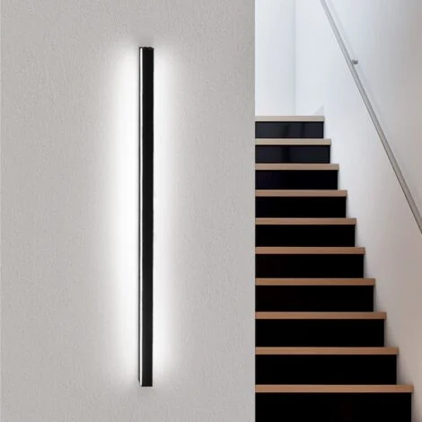 GBLY Lampada da parete per interni, moderna lampada da parete LED minimalista, MAX.32W 100×2.5×4cm, per soggiorno, camera da letto