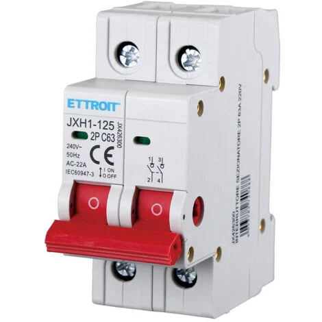 ETTROIT interruttore sezionatore 2P 63A 220V JX426300