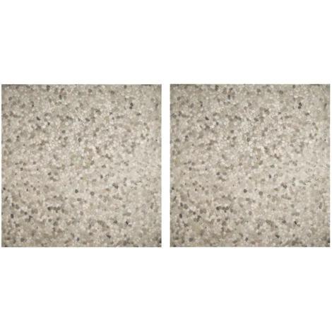 Set 2 pezzi piastra ombrellone palo laterale 50x50 cm
