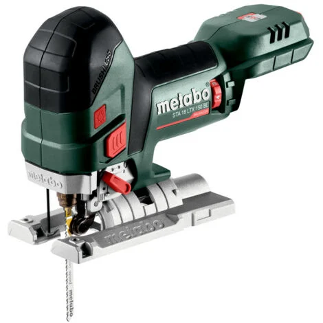 Seghetto alternativo a batteria Metabo STA 18 LTX 150 BL senza batteria e caricabatterie in scatola