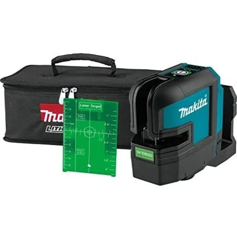 Laser a linee incrociate Makita SK105GDZ 12V verde senza batteria senza caricabatterie in scatola