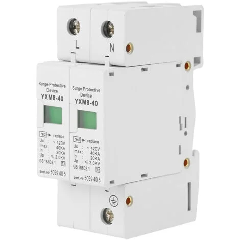 Dispositivo di arresto domestico, comodo da essere colpito da un fulmine Dispositivo a bassa tensione per DC 420V 40KA