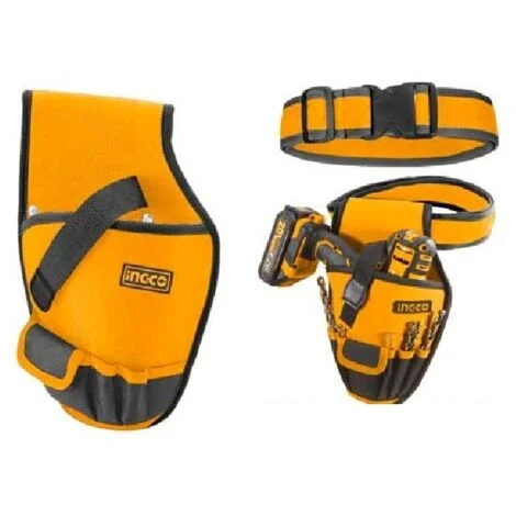 FODERO PORTA ATTREZZI E AVVITATORE 6 TASCHE CON CINTURA - INGCO HTBP03011