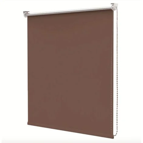TENDA DA SOLE A CADUTA RULLO BALCONE CON CATENA CATENELLA 60x160 cm MARRONE FANTASIA 959ds