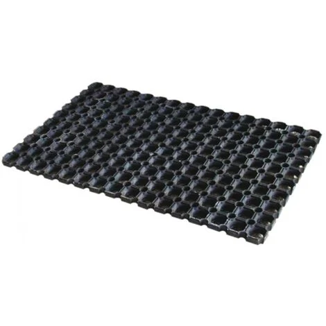 ZERBINO ROBUSTUS COMPONIBILE PVC NERO CM40X70 10 PZ