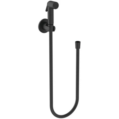 Ideal Standard - Idealspray, Idroscopino con supporto a parete fisso, Portata da 7.2l/min, Nero seta