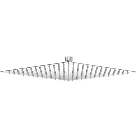 Soffione Doccia Quadrato in Acciaio Inox 20 x 20 cm