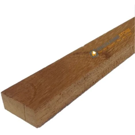 Listello listone legno massello di iroko piallato mm 20 x varie misure x 1450