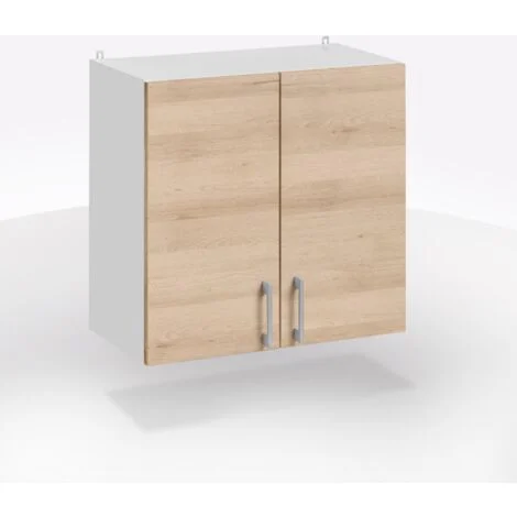 PENSILE ECO CM 60X32 H.60 BIANCO E ROVERE ARTISAN