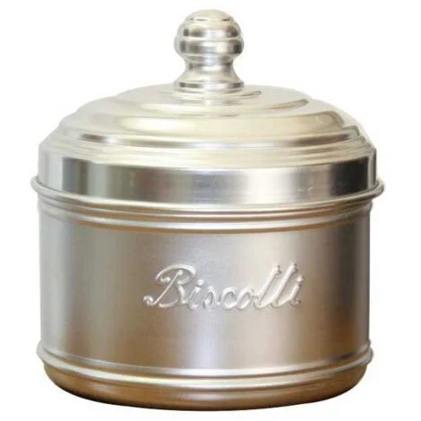 Barattolo Alluminio Biscotti cm 16 h 11 Ottinetti