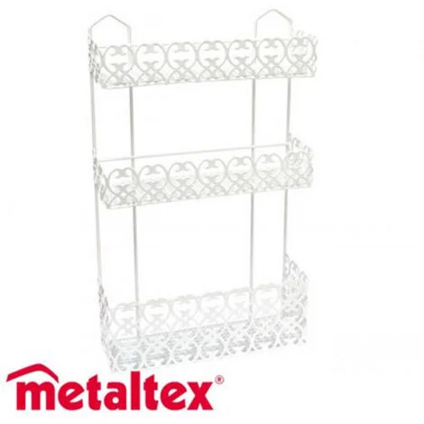 MENSOLA BAGNO FLORENZ RETT. 3P 30x10 h 51 METALTEX