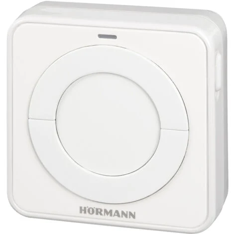 Hörmann 4511652 pulsante a parete / radio - pulsante interno FIT 2-1 BSper 2 funzioni, possibilità di collegamento per max. 2 comandi tramite cavo, ad es. interruttore a chiaveDimensioni: 8 x 8 x