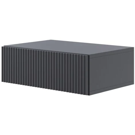 Selsey Veldio -Comodino sospeso - 50 cm - nero