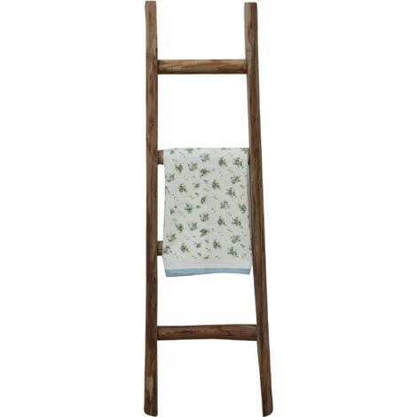 Appendi asciugamani Scaletta in legno portaoggetti Scala porta asciugamani bagno da terra Scaletta decorativa da muro Bambu