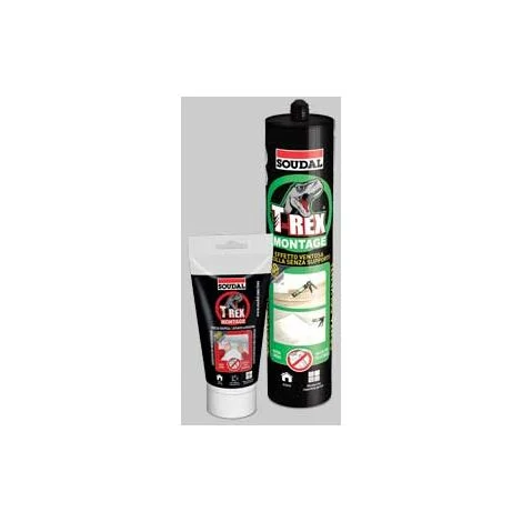 Adesivo sigillante t-rex effetto ventosa soudal 200 g