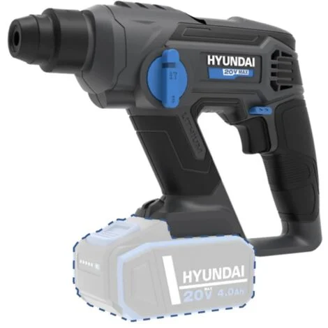 Hyundai 25875 Trapano tassellatore Power Tools 20 V SDS Plus senza batterie
