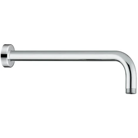 Braccio Doccia per Soffioni Tondo Lungo 40 cm in Acciaio Cromato