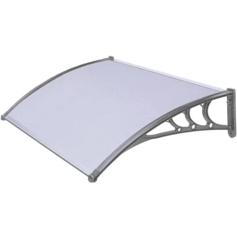 pensilina essenza in policarbonato satinato grigio 150x100 cm