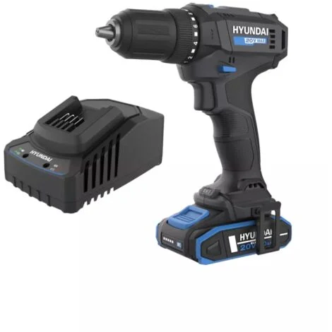 Hyundai 25870 Trapano avvitatore Brushless Power Tools 40 Nm a batterie