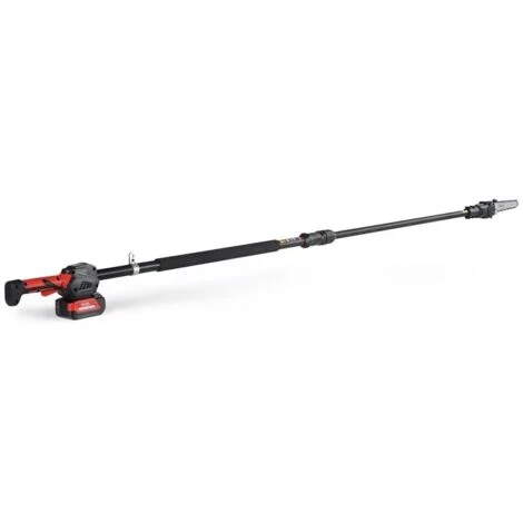 potatore a catena telescopico a batteria blue bird "psc 22-10a" barra 22 cm 21v 5ah