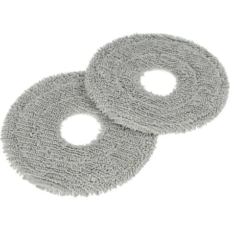 vhbw 2x panno compatibile con Dreame L10 Prime, Ultra Prime, Ultra robot aspiratorebocchetta per - Mocio lavapavimenti - 2x panni in microfibra