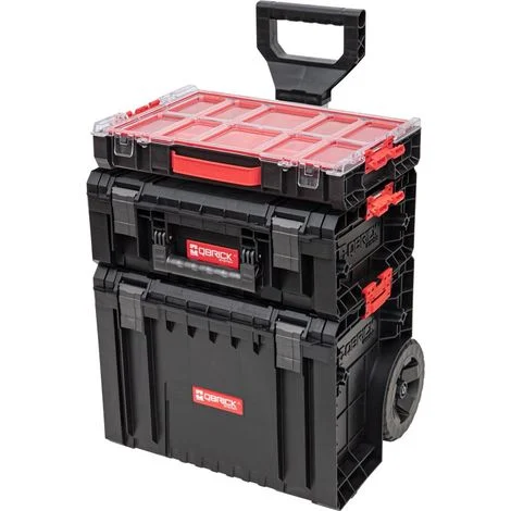 Qbrick System PRO Set 4 carrelli porta attrezzi + PRO Cart 2.0 + PRO Technician Case 2.0 + PRO Organiser 100 450 x 390 x 690 mm 45 l IP54