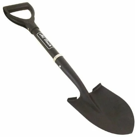 All black mini pala vanga in acciaio xt per cerca metalli metal detector Garrett