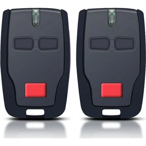 Telecomando a 2 canali da 433 MHz per cancelli BFT Mitto 2, Kleio, Ghibli e TRC2 – Confezione da 2