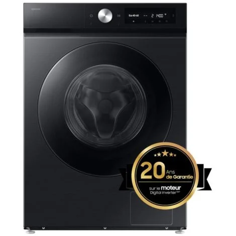 Samsung BESPOKE AI WW11DB8B95GBU3 Lavatrice carica frontale Quickdrive 11Kg 1400 giri Classe A nera