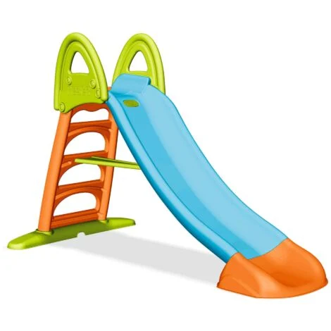 Scivolo per Bambini in Plastica con Attacco Acqua da Giardino Feber