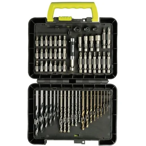Ryobi RAK60DDF Kit 60 Bits 1/4" Esagonale Punte Trapano Avvitatore Valigetta
