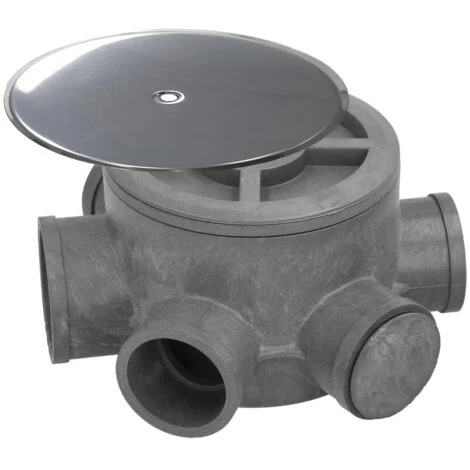 Tubi Sifonici in PVC Ø 110 mm. Uscite Ø 50 e 40 mm. Altezza 90 mm.