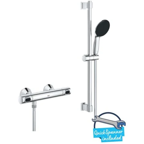 Grohe Precision Flow Miscelatore termostatico per doccia, 34800001