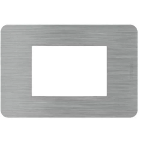 Placca Bticino MatixGO Steel 3M JA4803ES