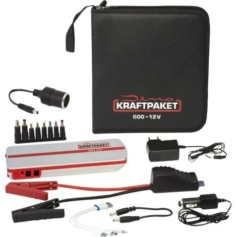 Dino KRAFTPAKET Sistema di accensione rapido 136102 Corrente d'avviamento ausiliaria (12 V)=300 A 2 x Uscita 12V, 2 x p