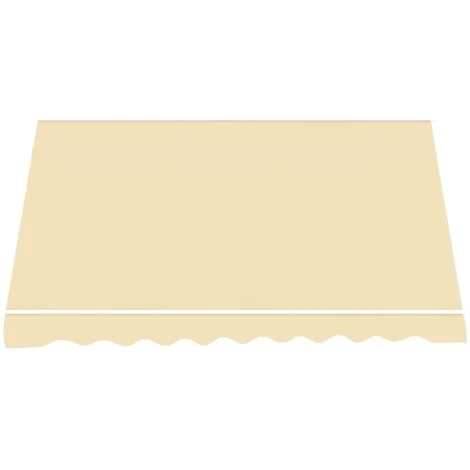Telo di Ricambio per Tenda da Sole a Caduta e Bracci in Poliestere da 180gr/mq PU Impermeabile Beige - A caduta - L250xP250 CM