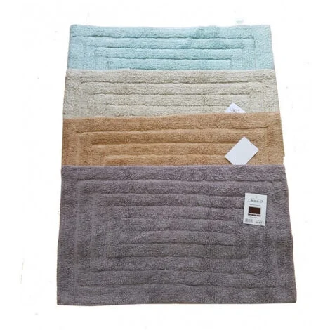 TrAdE Shop Traesio - Tappeto Bagno 45x75 Cm Cotone Anti Scivolo Scendiletto Camera Da Letto -
