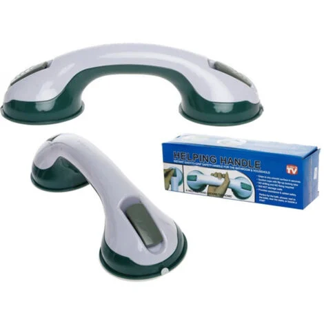 TrAdE Shop Traesio - Maniglia Di Sicurezza Bagno Con Attacco A Ventosa 26 Cm Per Anziani Disabili -