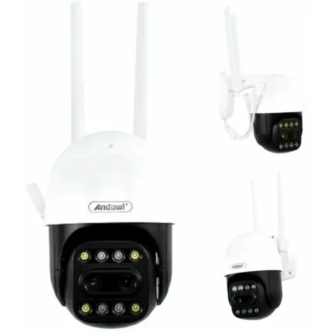 Andowl - Telecamera Panoramica Di Sicurezza Ip 2khd Wifi Ai Dome 360° Impermeabile Q-s700 -
