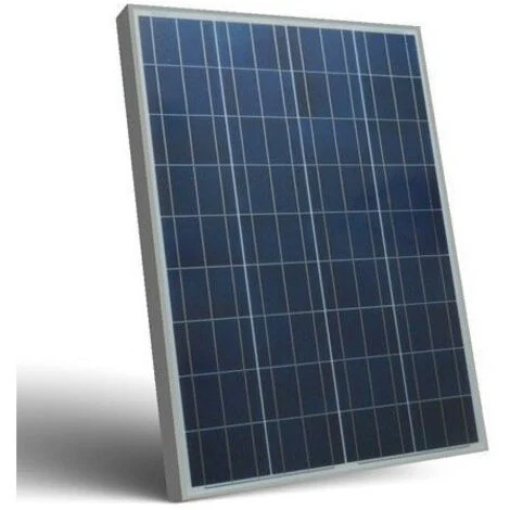 TrAdE Shop Traesio - Pannello Solare Fotovoltaico 100w 12v Policristallino Impianto Camper Baita -