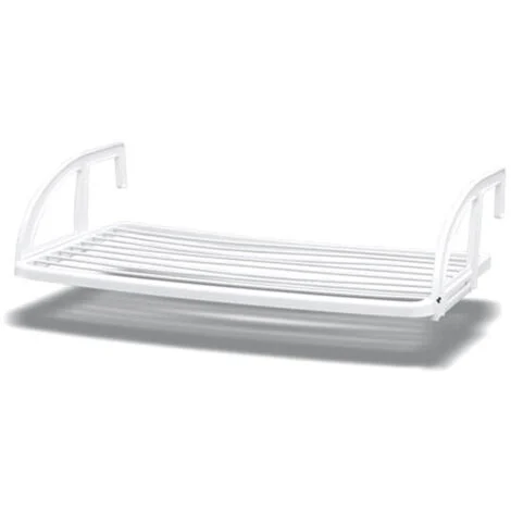 TrAdE Shop Traesio - Stendibiancheria Maxi Da Balcone Stendi Biancheria Panni 80x40cm -