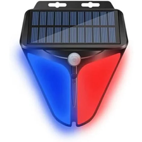 Luce di allarme a LED Sensore wireless 100 dB Sirena luminosa Cane che abbaia Sicurezza cortile fattoria Tieni lontani gli animali