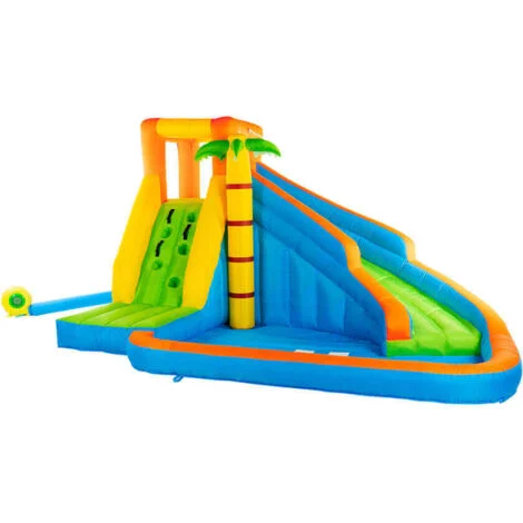 Home Deluxe - Parco acquatico gonfiabile VIVI con scivolo - 400 x 300 cm