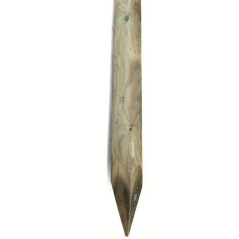 Palo 8x200 cm con punta in legno impregnato in autoclave