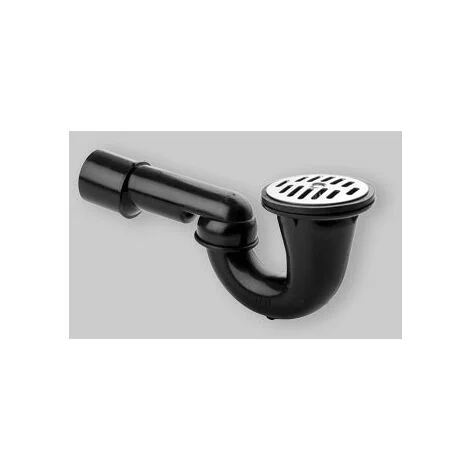 Sifone Doccia Girevole Tipo Basso "Wavin" Griglia Inox 80 Uscita 40 - 50