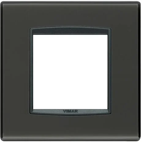 Placca Classic 2M Reflex antracite Vimar Eikon 20642.42