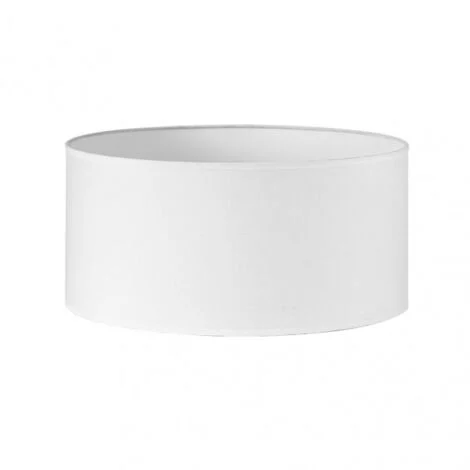 Paralume cilindrico dori m10 bianco 50dx50dx25h cm tessuto popeline